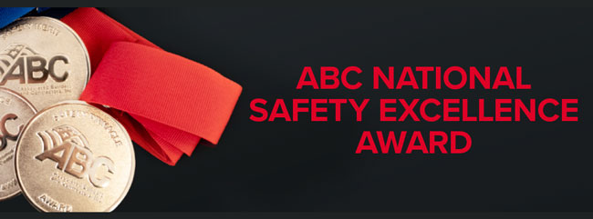 ABC national safety excellence award