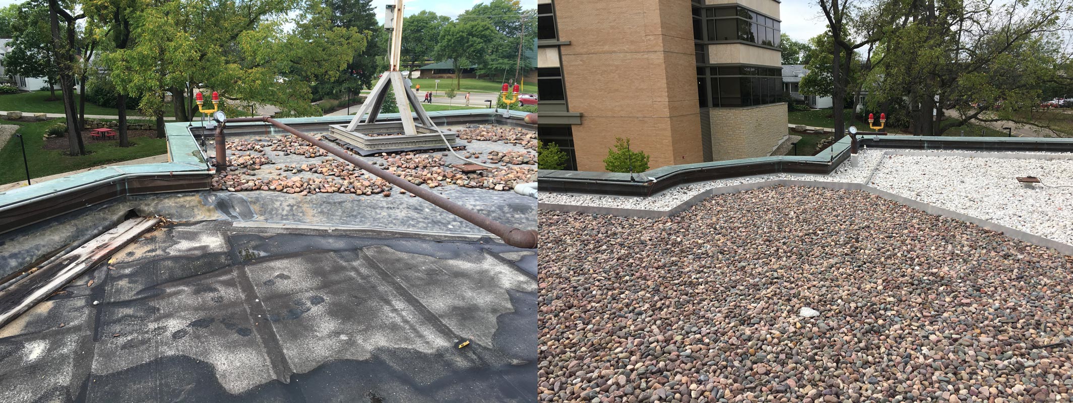 University roof replacement