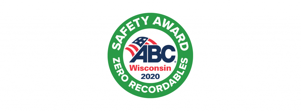 Safety award for zero recordables