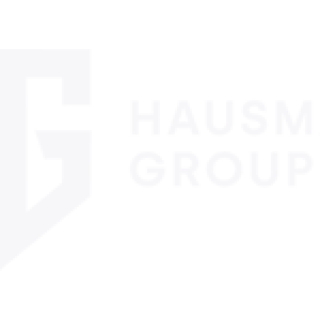 Hausmann Group white logo